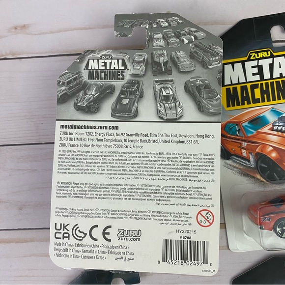 Zuru Metal Machines 6x Toy Cars White Fang Raider Escape White Fang Flair A1 - Picture 4 of 5